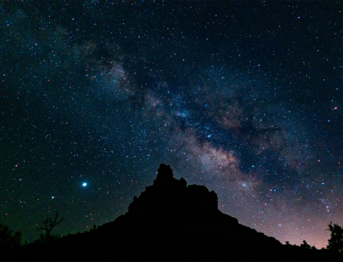 Milky Way over Bell Rock